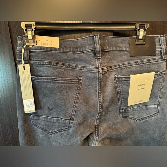 Hudson Walker Kick Flare Boot Cut Jeans Men’s Sz 33 Night Streak Denim NWT